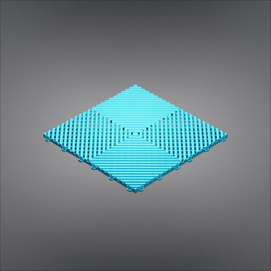 Dalle LOOK damier - Bleu clair