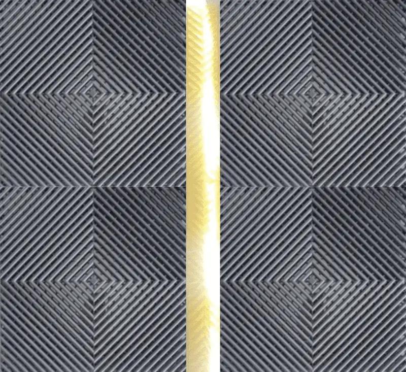 Bandeau passage de cable led JAUNE