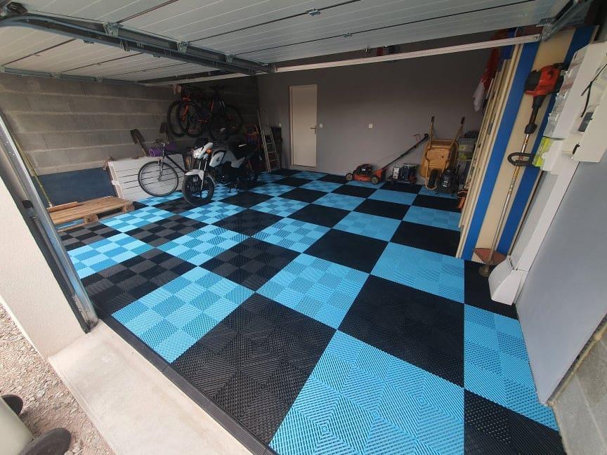 Dalle PRO Damier - Bleu clair