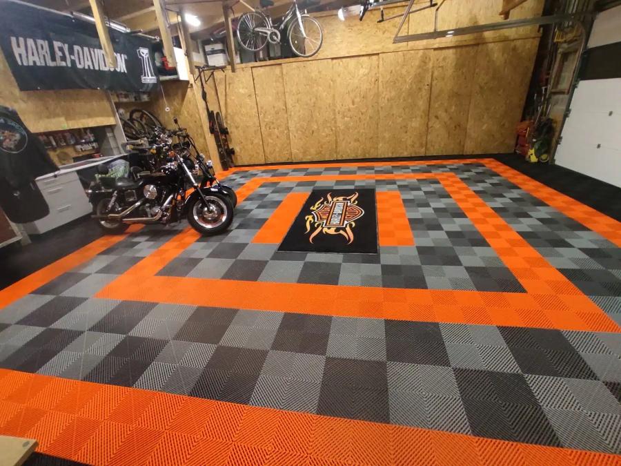 Dalle PRO Damier - Orange