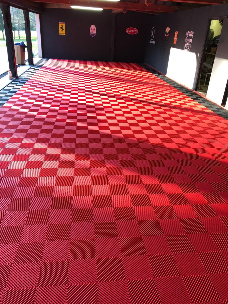 Dalle PRO Damier - Rouge