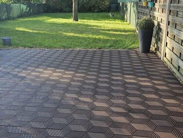 Dalle Cubique 3D - Brun