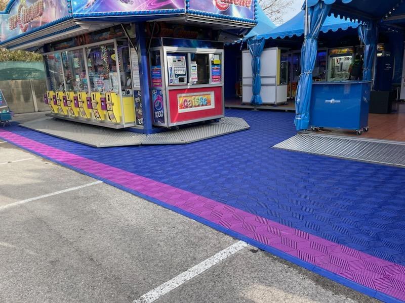 Dalle Cubique 3D - Rose