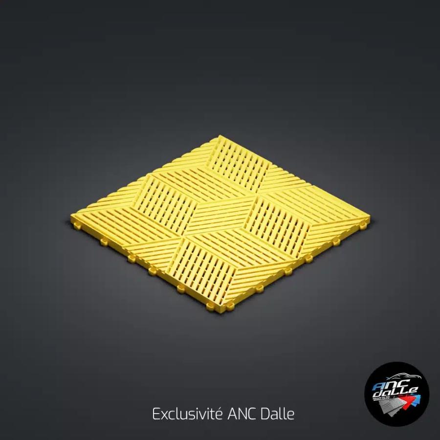 Dalle Cubique 3D - Jaune