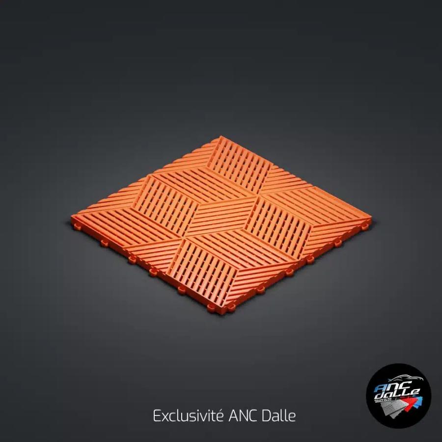 Dalle Cubique 3D - Orange