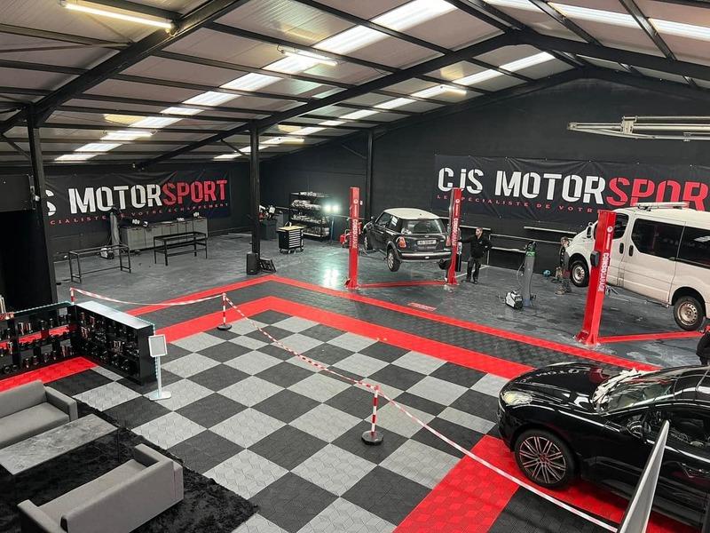 Dalle Cubique 3D - Rouge