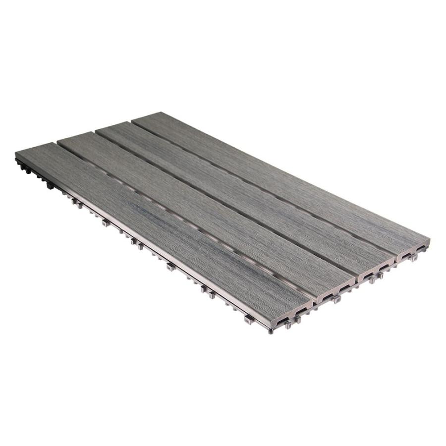 Dalle de terrasse composite – 60x30cm – couleur "Gris"