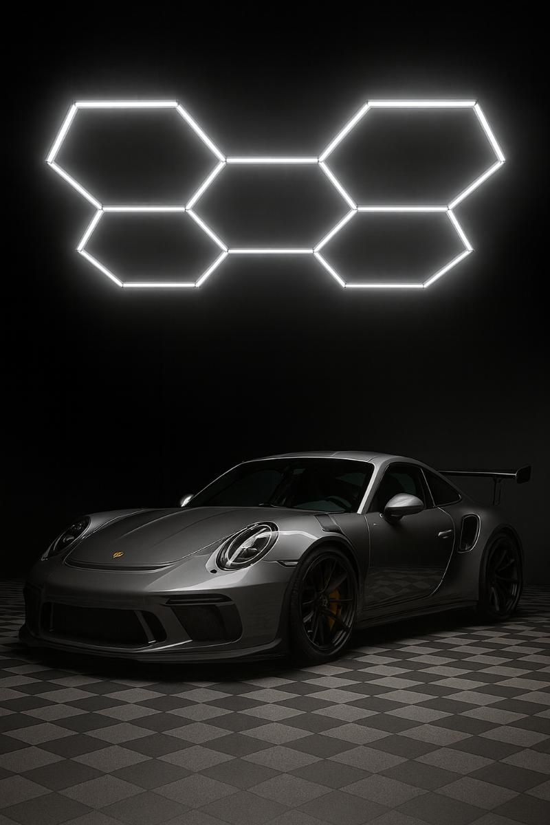 Kit d’Éclairage LED 5 Hexagones - Blanc