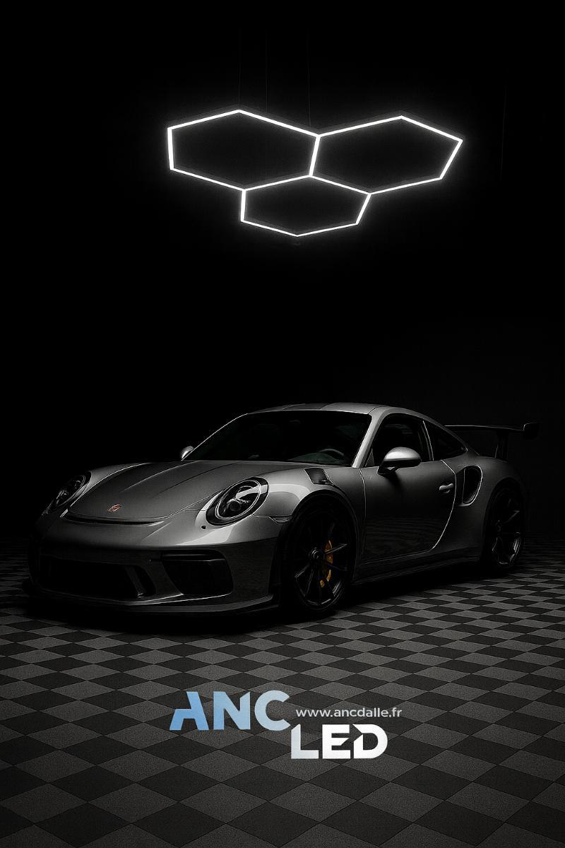 Kit d’Éclairage LED 3 Hexagones - Blanc