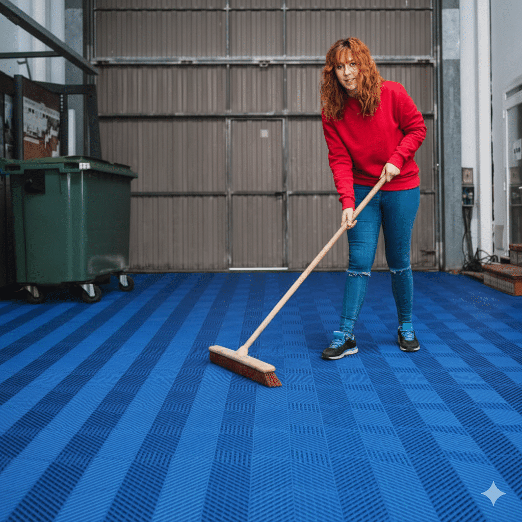 Entretien facile : comment nettoyer et entretenir les dalles pour sols de garage